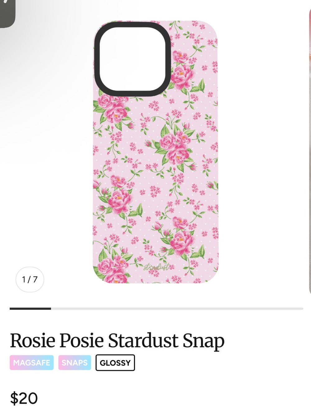 Rosie Posie iPhone 16 Pro Max Snap